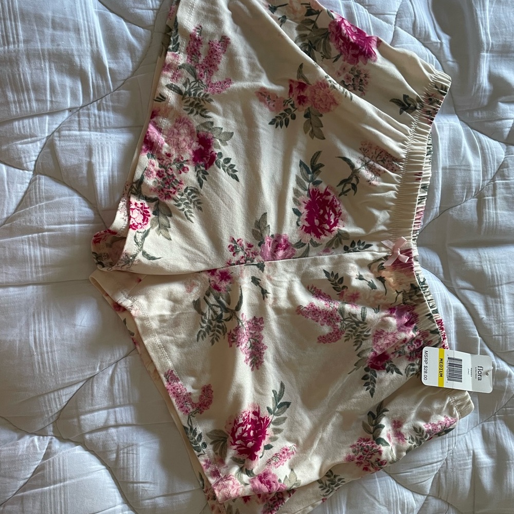 Floral Pajama shorts